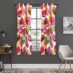 French Macaron Pattern Print Curtain