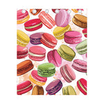 French Macaron Pattern Print Curtain