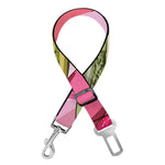 French Macaron Pattern Print Dog Seat Belt