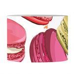 French Macaron Pattern Print Drum Lamp Shade