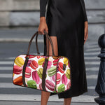 French Macaron Pattern Print Duffle Bag