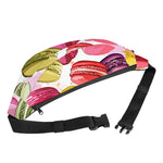 French Macaron Pattern Print Fanny Pack