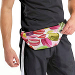 French Macaron Pattern Print Fanny Pack