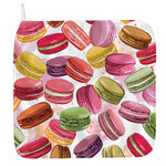 French Macaron Pattern Print Hand Towel