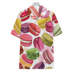 French Macaron Pattern Print Hawaiian Shirt