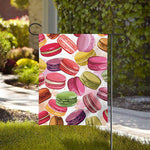 French Macaron Pattern Print House Flag