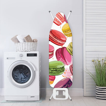 French Macaron Pattern Print Ironing Board Cover