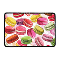 French Macaron Pattern Print Kitchen Mat