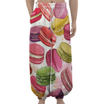 French Macaron Pattern Print Lantern Pants