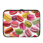French Macaron Pattern Print Laptop Sleeve