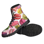 French Macaron Pattern Print Backpack