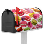 French Macaron Pattern Print Mailbox Cover