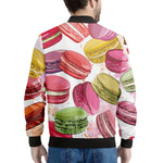 French Macaron Pattern Print Men's Bomber Jacket