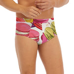 French Macaron Pattern Print Men's Briefs