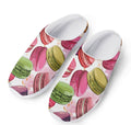 French Macaron Pattern Print Mesh Casual Shoes