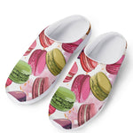 French Macaron Pattern Print Mesh Casual Shoes