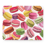 French Macaron Pattern Print Mouse Pad