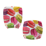 French Macaron Pattern Print Office Chair Cover