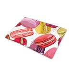 French Macaron Pattern Print Pet Cooling Mat Cover