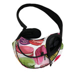 French Macaron Pattern Print Pet Sling Carrier