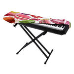 French Macaron Pattern Print Piano Keyboard Cover