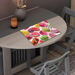French Macaron Pattern Print Placemat