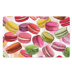 French Macaron Pattern Print Polyester Doormat