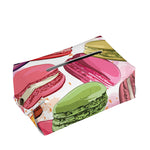 French Macaron Pattern Print Rectangle Tissue Box Cover