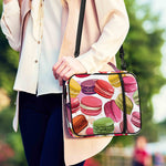 French Macaron Pattern Print Shoulder Strap Bible Bag