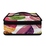 French Macaron Pattern Print Small Lunch Bag