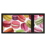 French Macaron Pattern Print Trifold Wallet