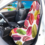 French Macaron Pattern Print Waterproof Car Seat Cover