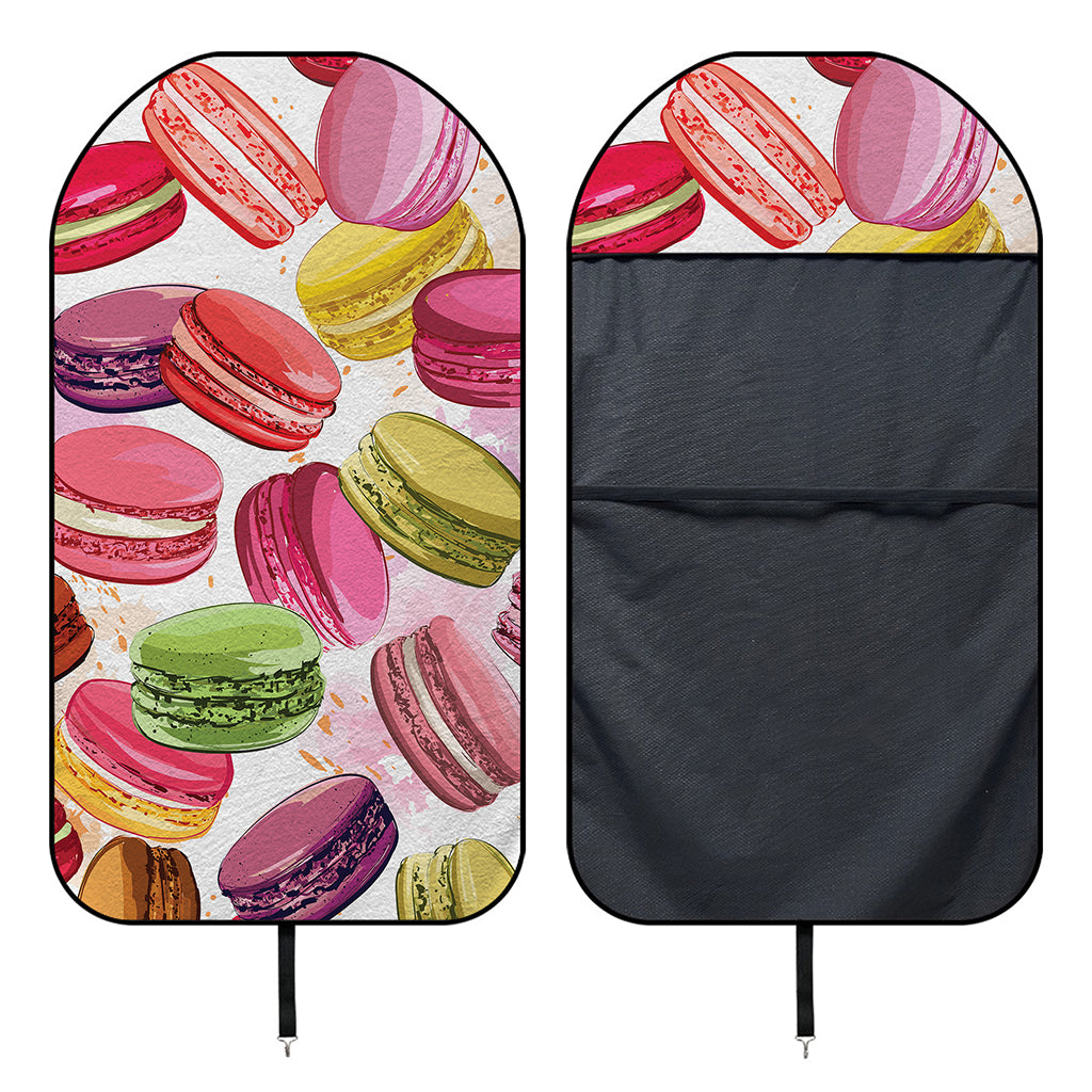 French Macaron Pattern Print Waterproof Car Seat Cover