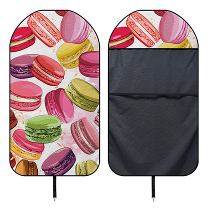 French Macaron Pattern Print Waterproof Car Seat Cover
