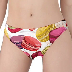 French Macaron Pattern Print Women's Panties