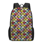 French Macarons Pattern Print 17 Inch Backpack