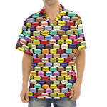 French Macarons Pattern Print Aloha Shirt