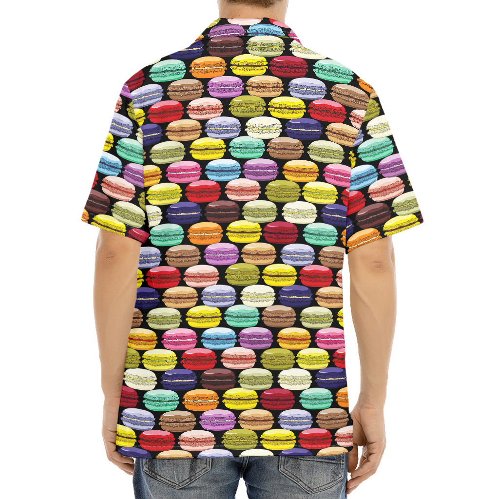 French Macarons Pattern Print Aloha Shirt