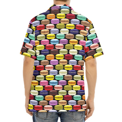 French Macarons Pattern Print Aloha Shirt