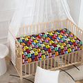 French Macarons Pattern Print Baby Crib Sheet