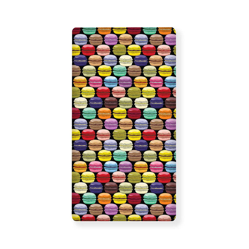 French Macarons Pattern Print Baby Crib Sheet