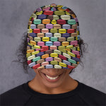 French Macarons Pattern Print Baseball Cap