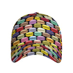 French Macarons Pattern Print Baseball Cap