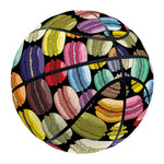 French Macarons Pattern Print Basketball