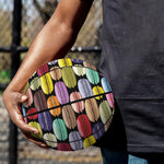 French Macarons Pattern Print Basketball