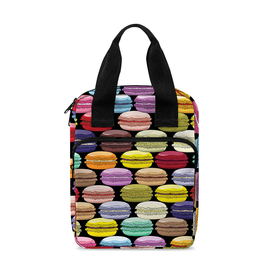 French Macarons Pattern Print Bible Tote Bag