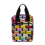 French Macarons Pattern Print Bible Tote Bag