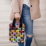 French Macarons Pattern Print Bible Tote Bag