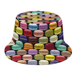 French Macarons Pattern Print Bucket Hat
