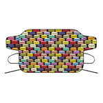 French Macarons Pattern Print Car Windshield Snow Cover